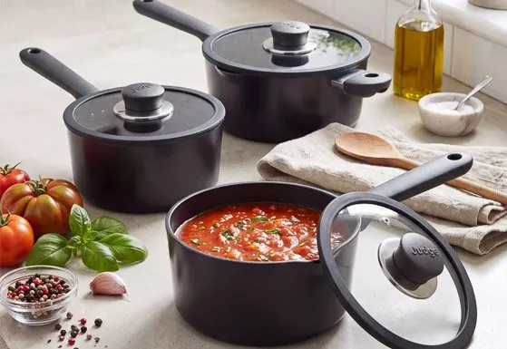 <p>Cook up a storm with our extensive selection of saucepans, fry pans, stock pocks, oven dishes, kitchen utensils and more. Choose from brands including Kuhn Rikon, Stellar, Judge, Tramontina & lots more.</p>
<p>Cook up a storm with our extensive selection of saucepans, fry pans, stock pocks, oven dishes, kitchen utensils and more. Choose from brands including Kuhn Rikon, Stellar, Judge, Tramontina & lots more.</p>