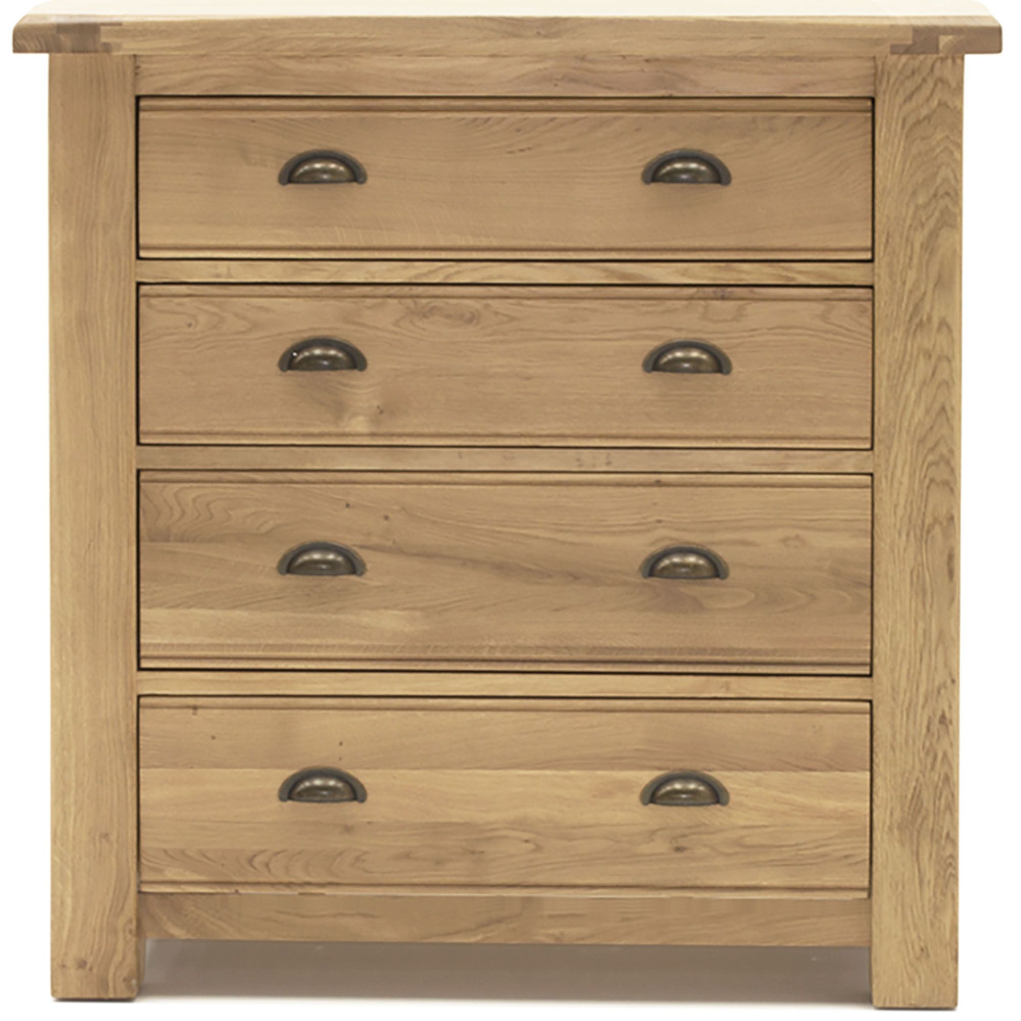 Brid 4 Drawer Chest Of Drawers White Oak - Chest of Drawers - Meubles