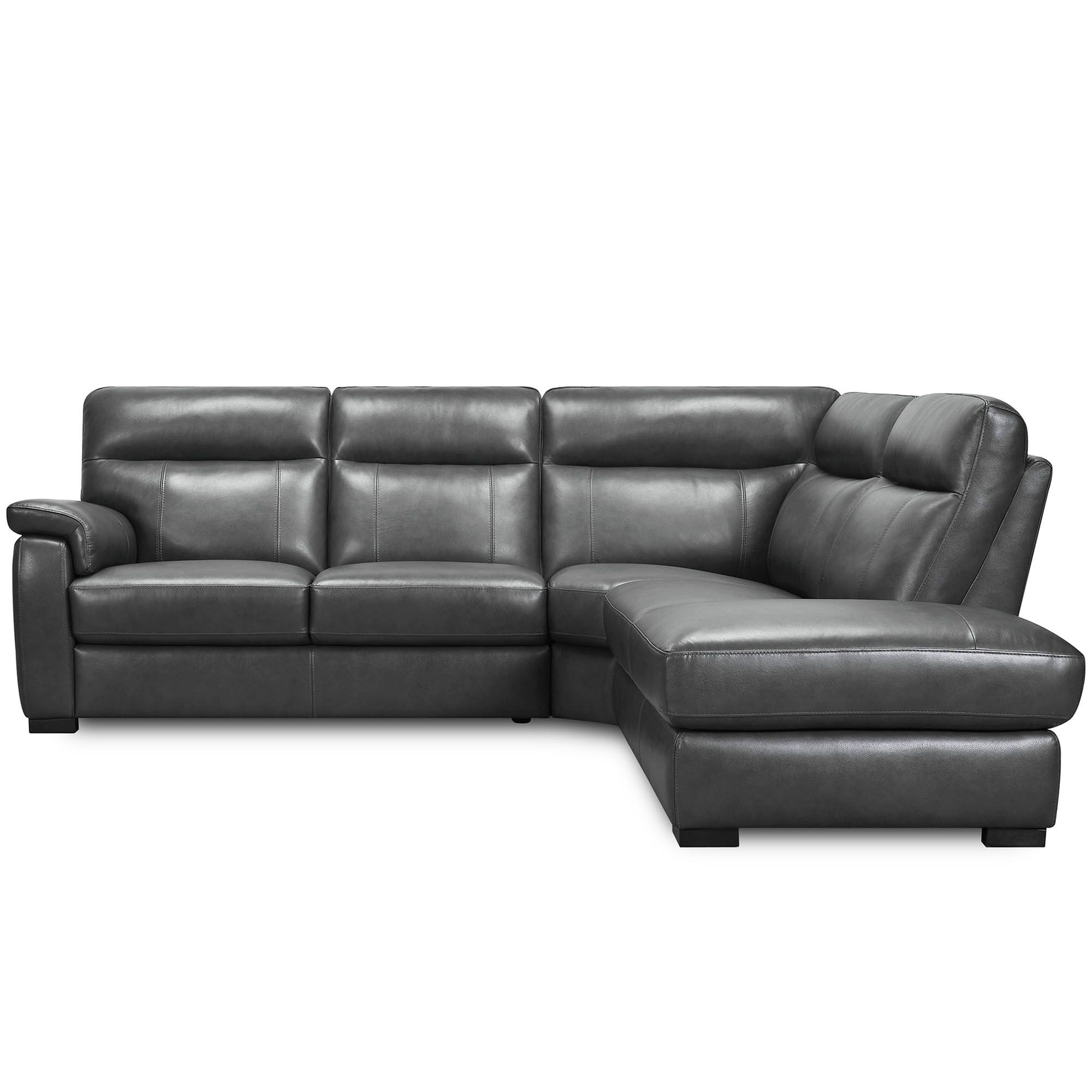 Vettore 2 Seater Corner Sofa With Chaise LHF Leather 15(S) - 2 & 2.5 ...