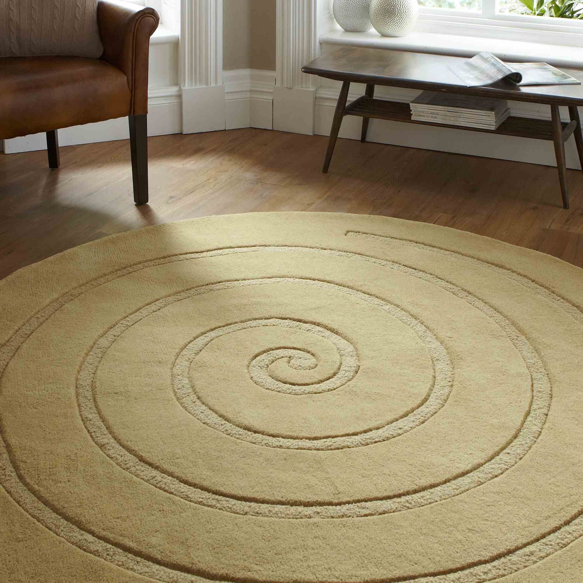 Spiral Rug Gold - Spiral Rugs - Meubles