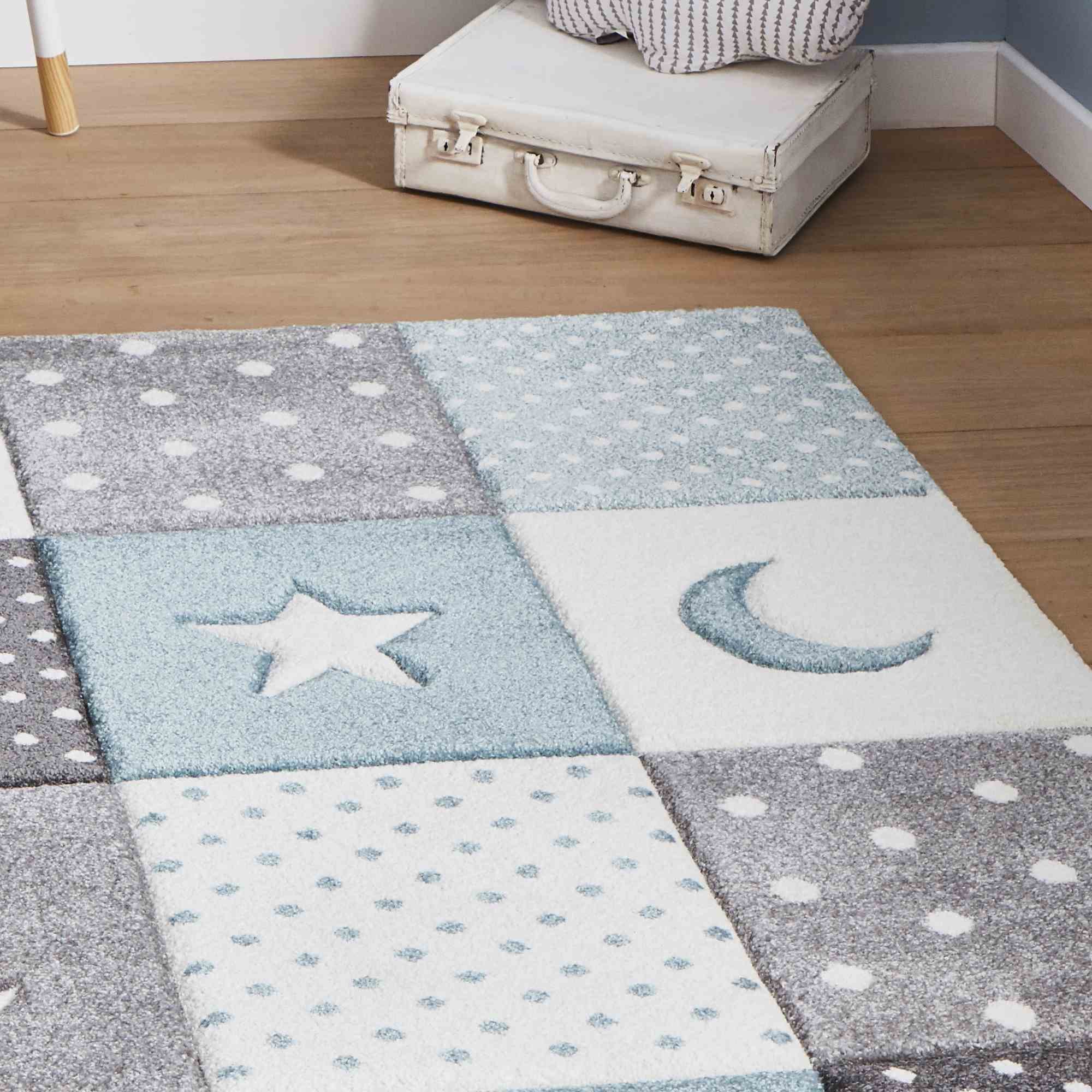 Brooklyn Kids 20340 Rug Blue (Multiple Sizes) - Meubles