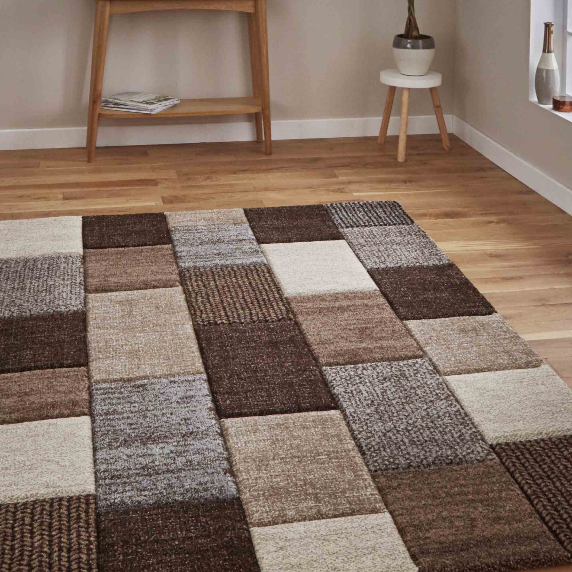 Brooklyn 21830 Rug Beige And Grey Multiple Sizes Meubles 5838