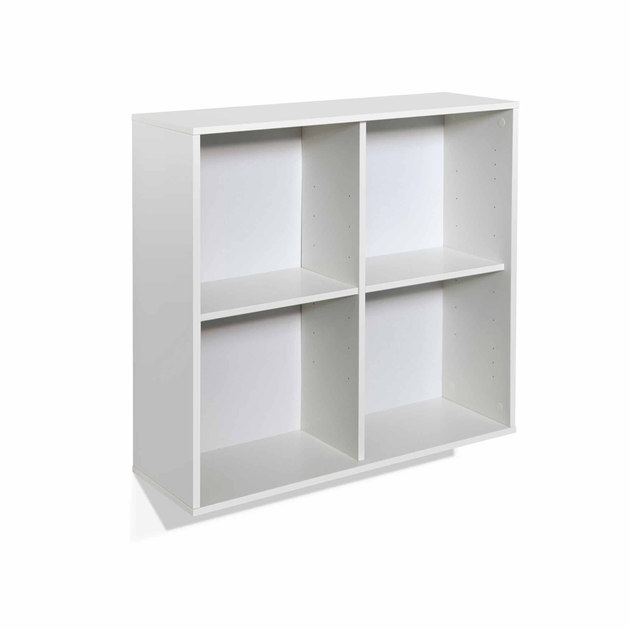 Steens Boxy Low Bookcase White - Bookcases - Meubles