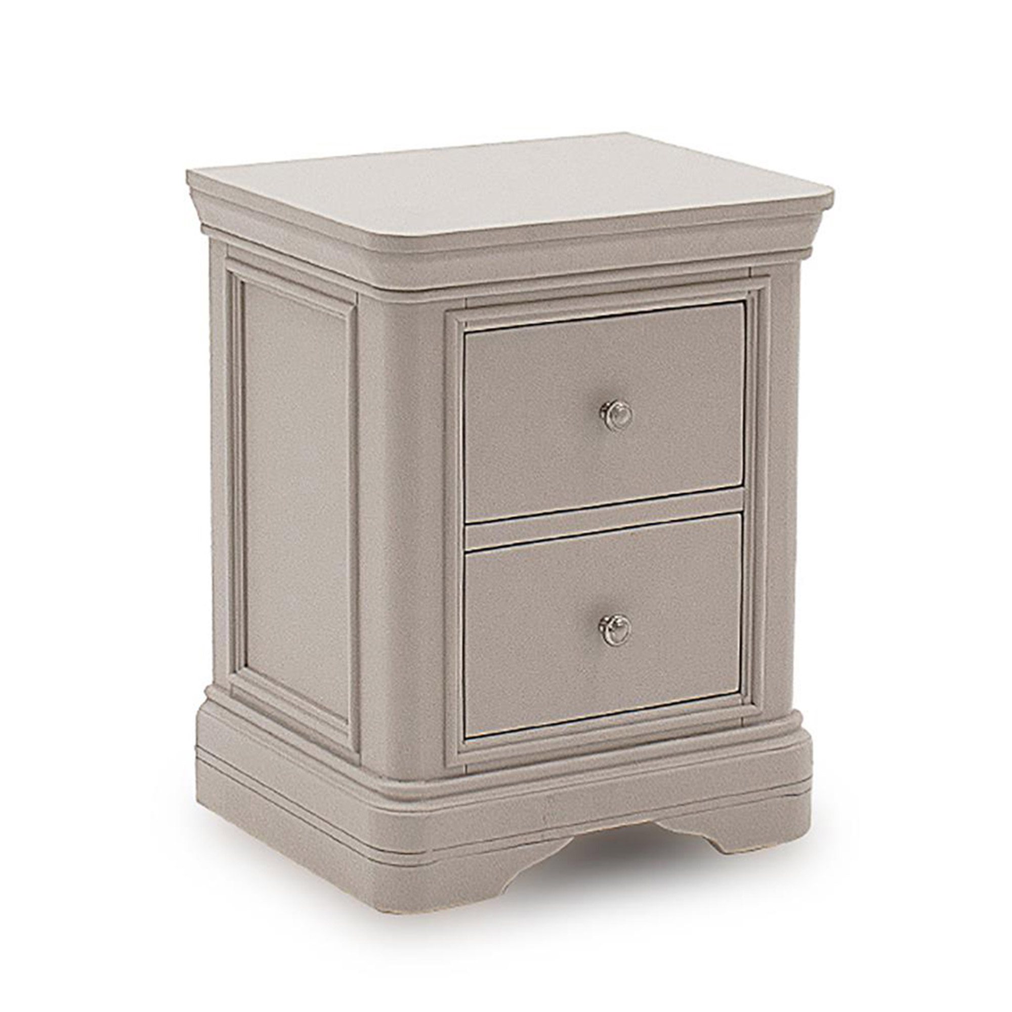 taupe bedside lockers