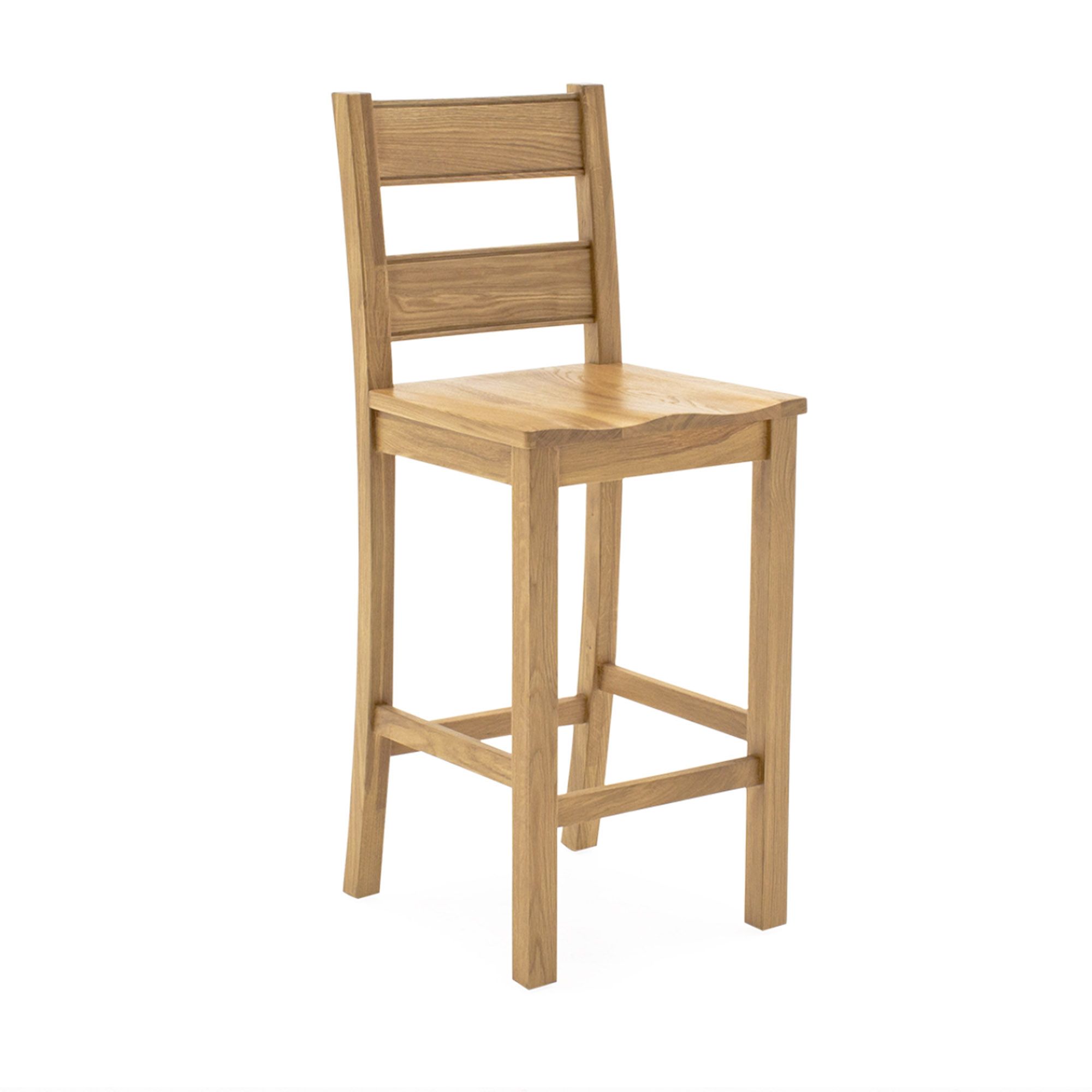 Bríd High Bar Stool White Oak - Counter Stools & Bar Stools - Meubles