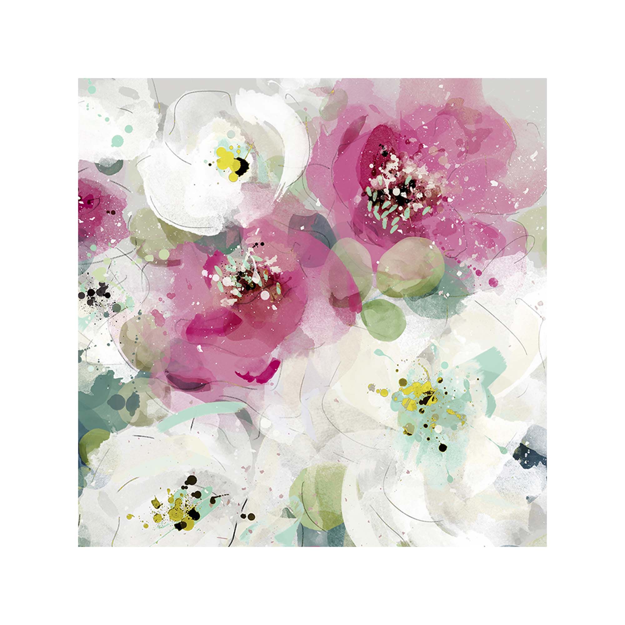 Artko Spring Delight 86cm x 86cm Picture White Frame by Green Lili ...