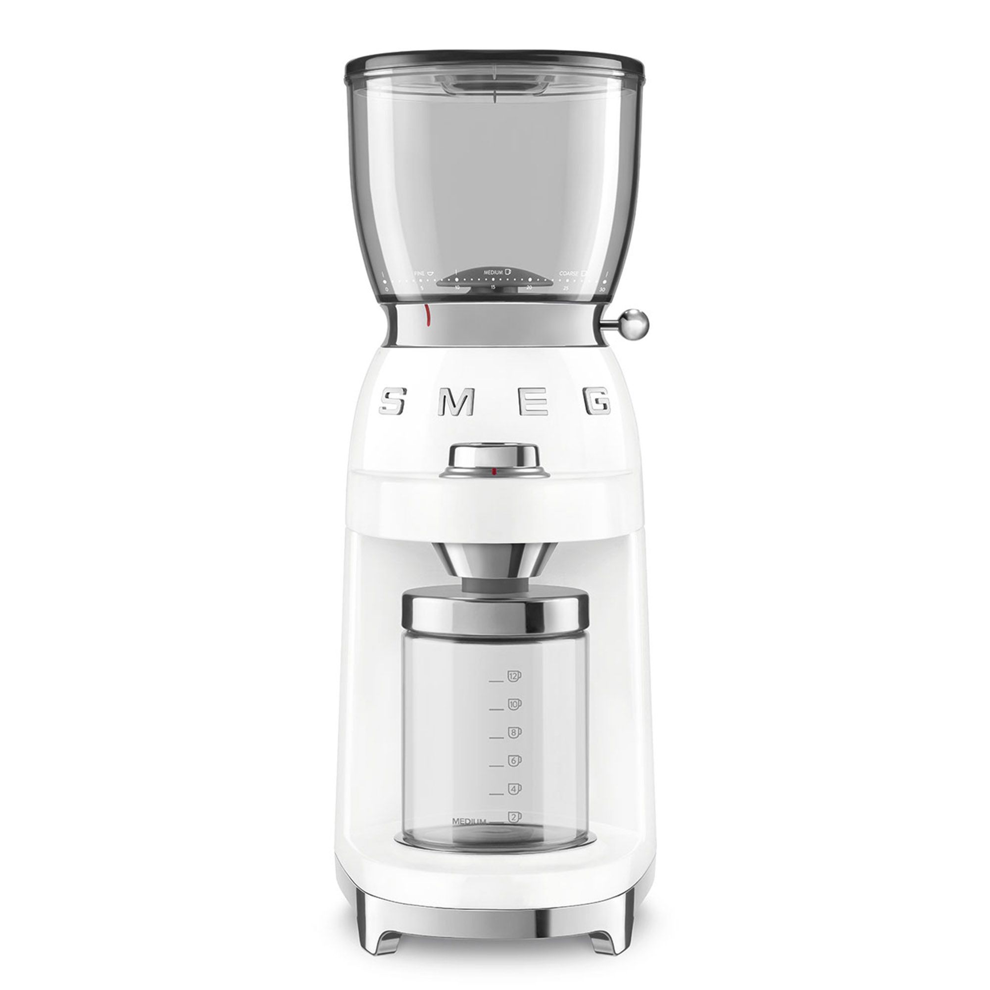 Smeg Smeg Coffee Grinder White Coffee Machines And Milk Frothers Meubles