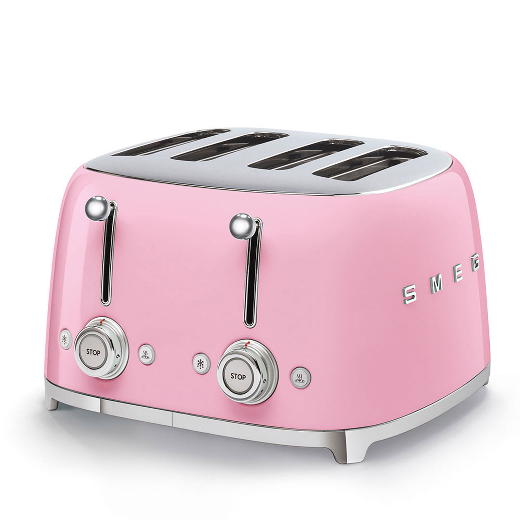 SMEG 50’s Style 4 Slice Toaster Pink Meubles