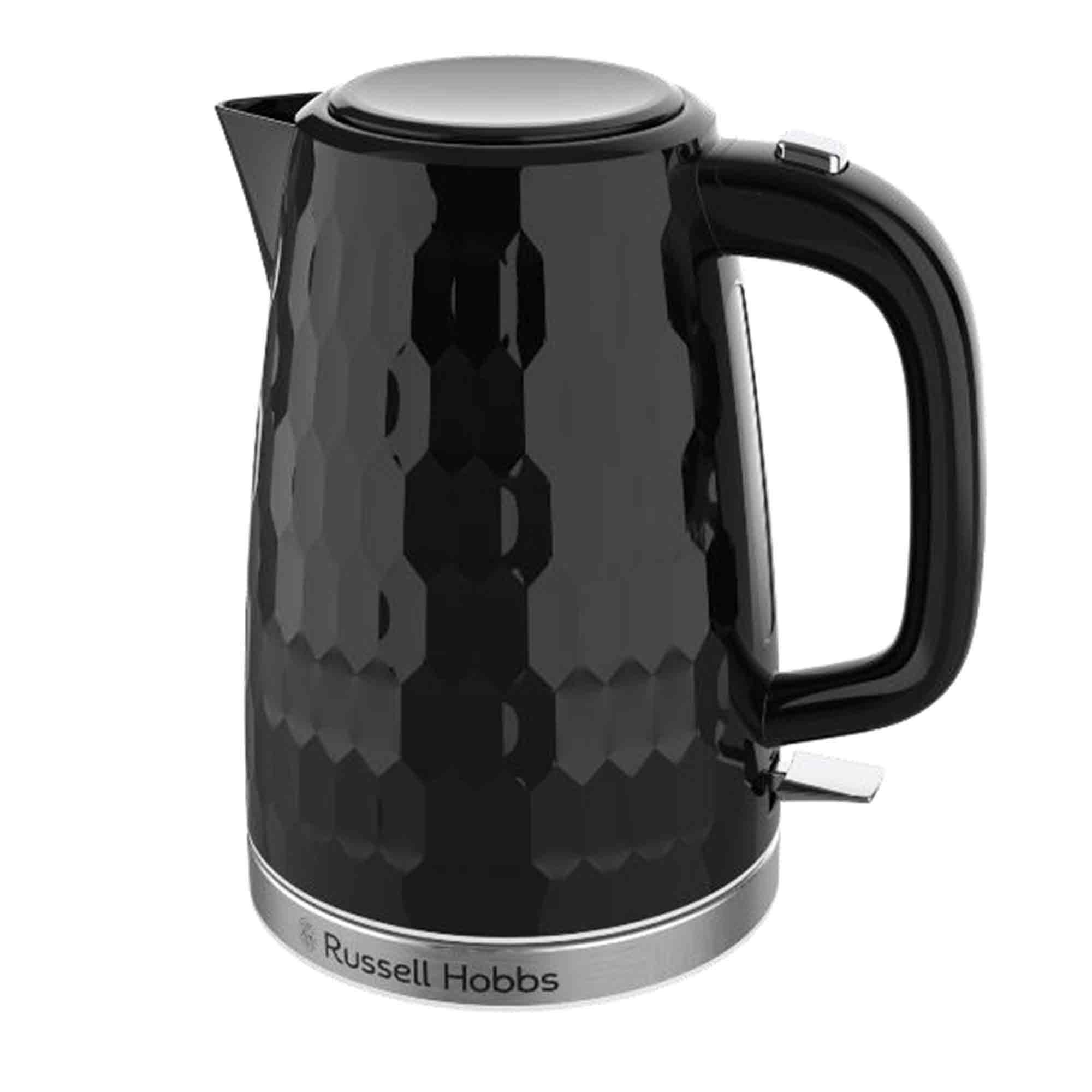 Russell Hobbs 1.7L Honeycomb Collection Kettle Black - Kettles - Meubles