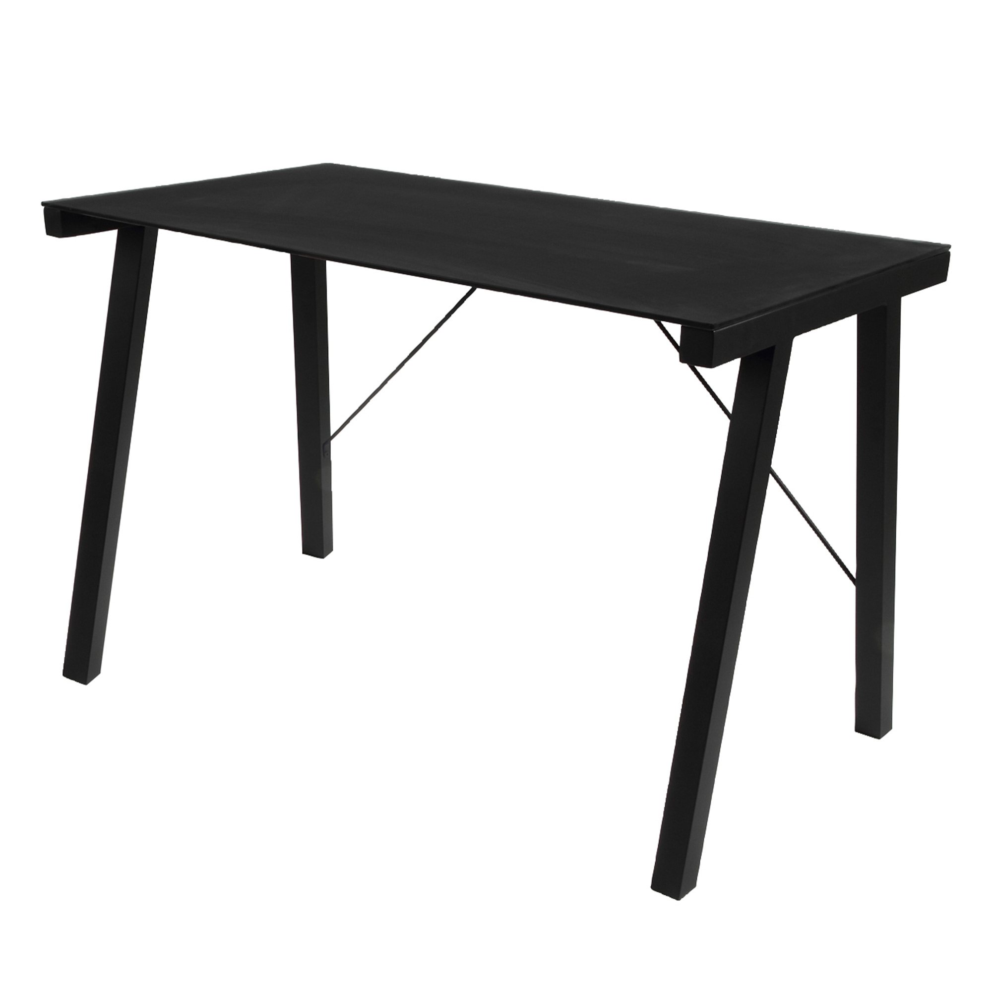 Typhoon Desk Glass Top Black - Meubles