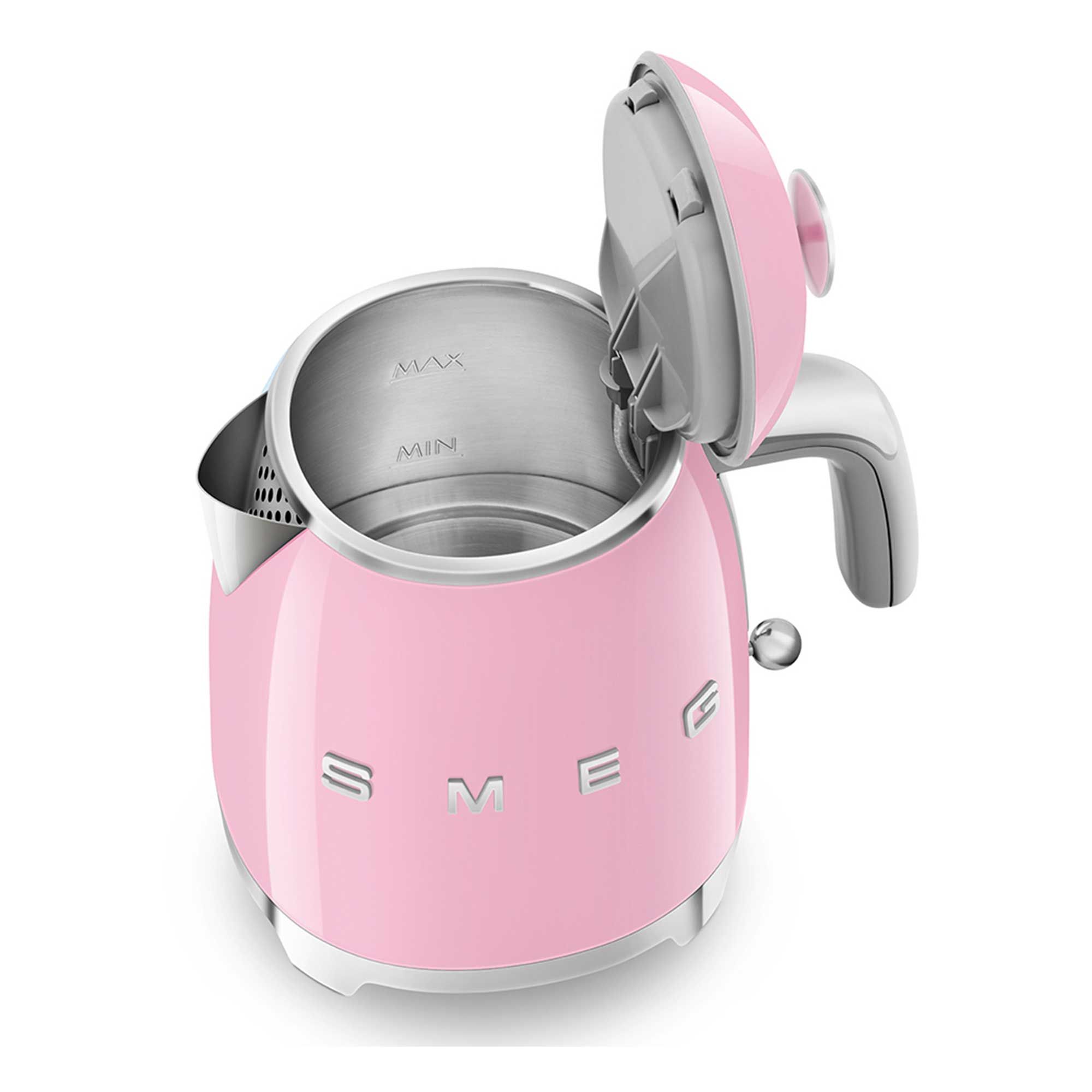 Smeg SMEG Retro 800ml Mini Kettle Pink - Kettles - Meubles