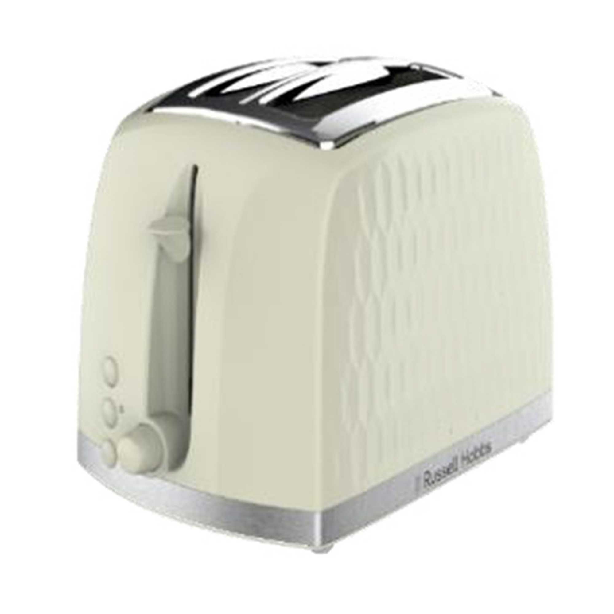 Russell Hobbs Collection 1.7L Kettle & 2 Slice Toaster Cream