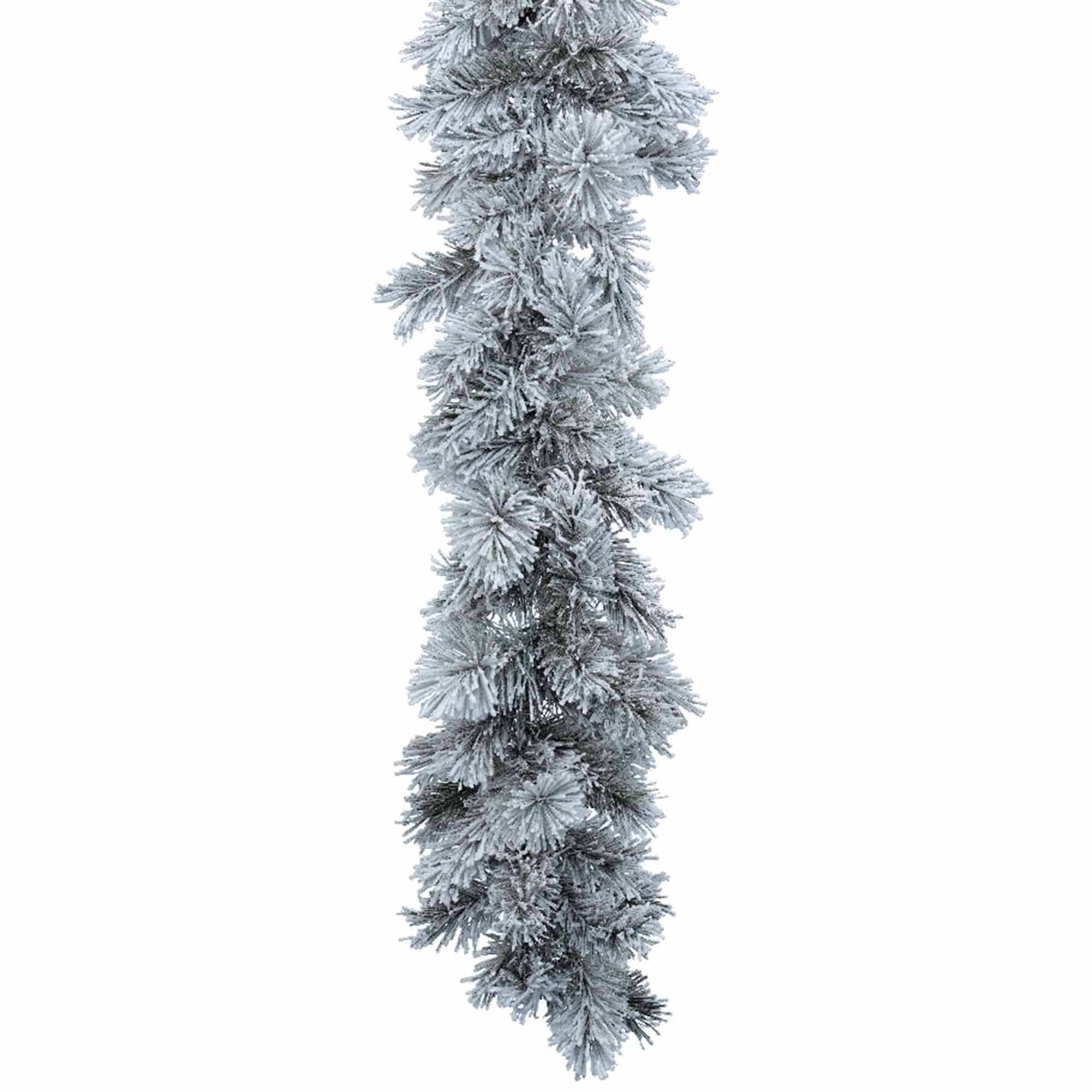 Snowy Vancouver Garland Green/White 9ft/270cm - Meubles