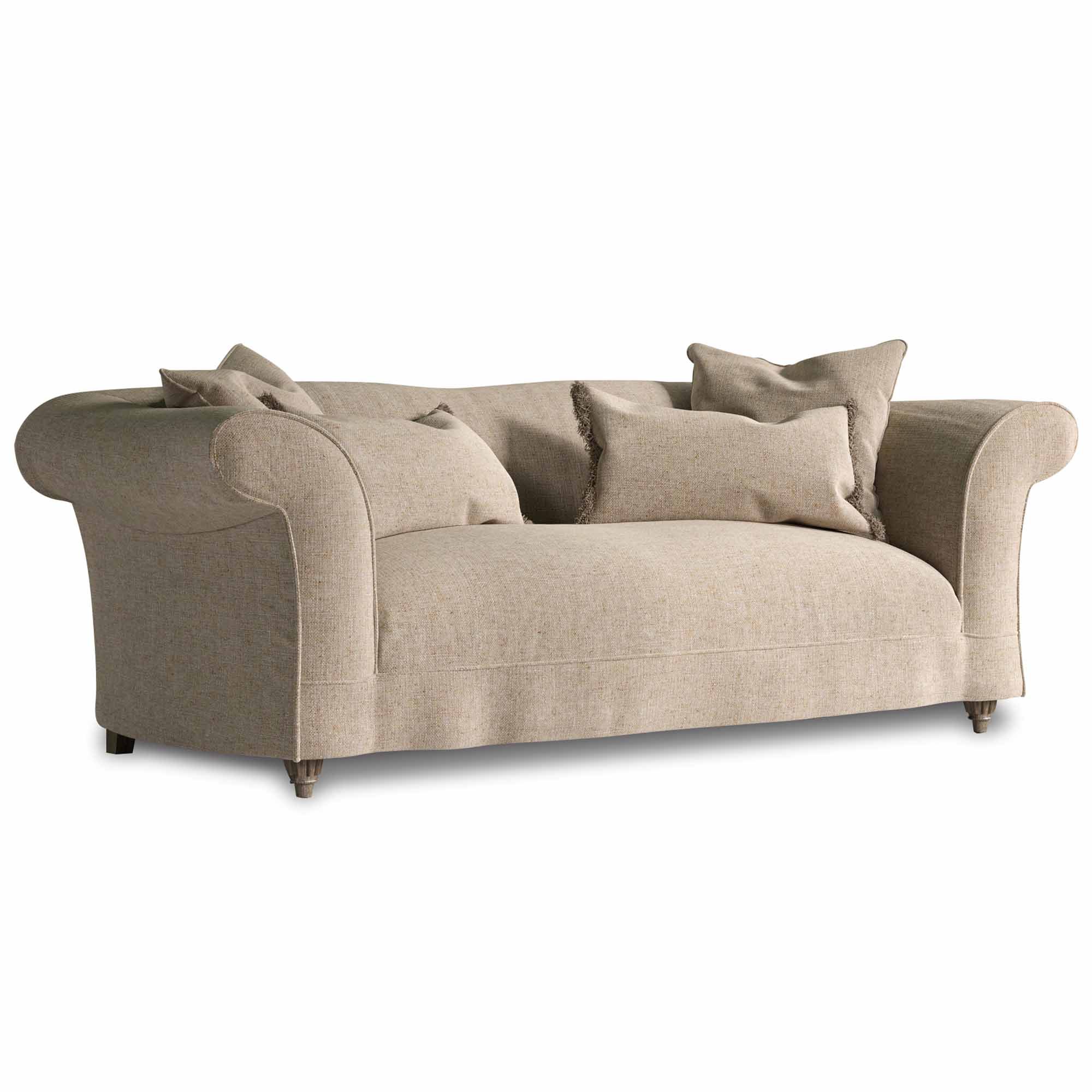 Tetrad Alice 3 Seater Sofa With Removable Covers & 4 Scatter Cushions