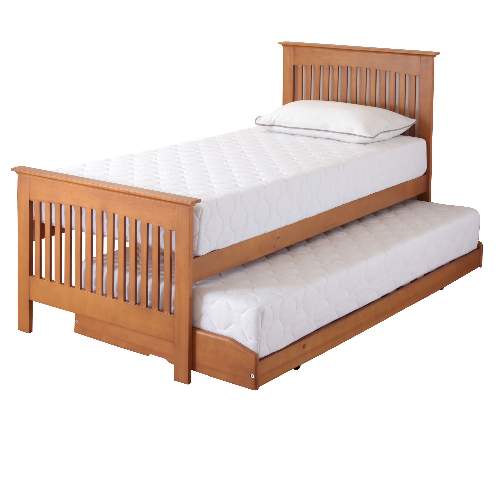 Relyon Juno Oak Single (90cm) Guest Bed - Single Beds - Meubles