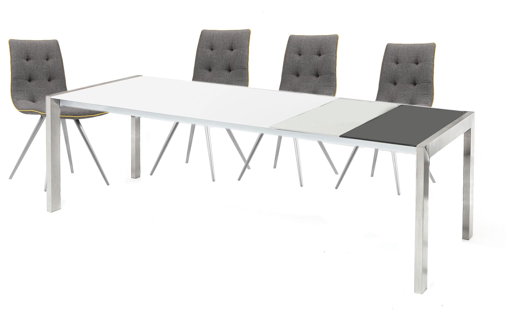 rimini dining table and 6 chairs