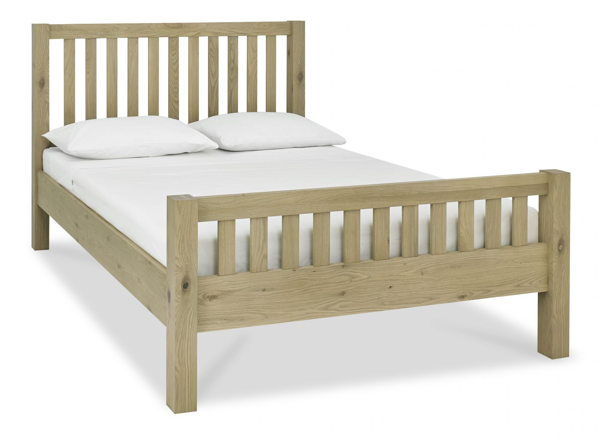 Vivaldi Double (135cm) Slatted High Footend Bedstead - ALL BEDROOM ...