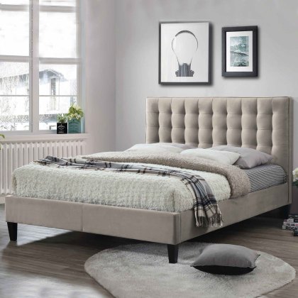 Becky Bedstead Fabric Champagne (Multiple Sizes)