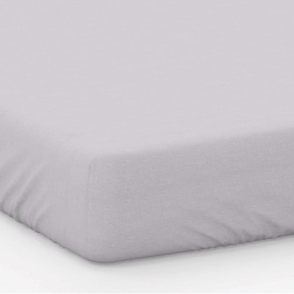 200 Thread Count Fitted Sheet (15") Cloud (Multiple Sizes)