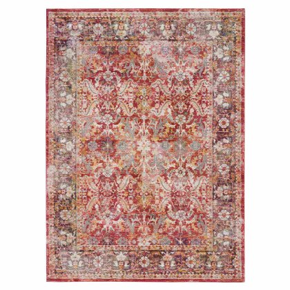 Ankara Global 02 Rug Red (Multiple Sizes)