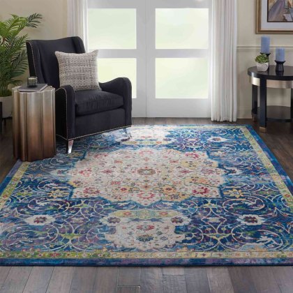 Ankara Global 03 Rug Blue (Multiple Sizes)