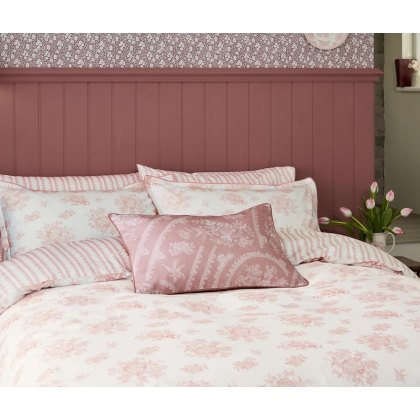 Asiatic Pheasants Duvet Cover Set Pink (Multiple Sizes)