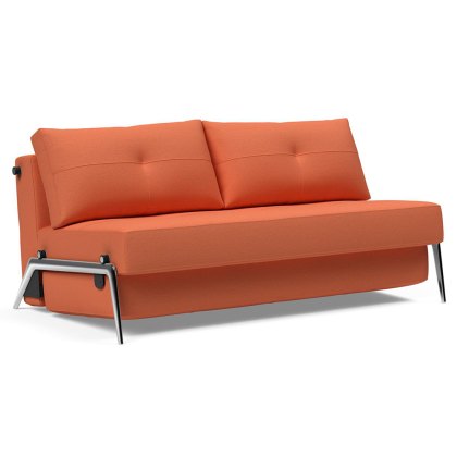 Alisa 160 2.5 Seater Sofa Bed With Aluminium Legs Fabric