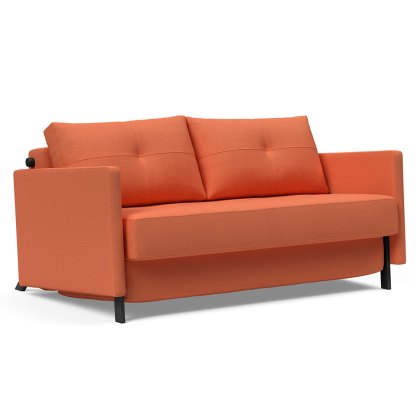 Alisa 140 2 Seater Sofa Bed With Arms Fabric