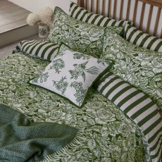 Hibiscus Duvet Cover Set Green (Multiple Sizes)