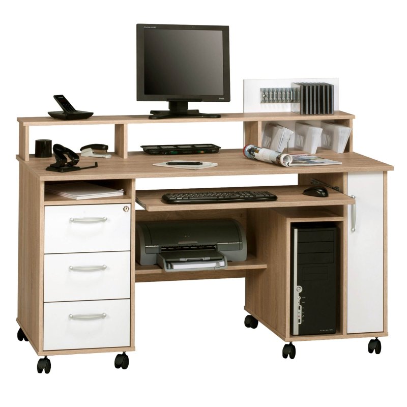 large desk on wheels