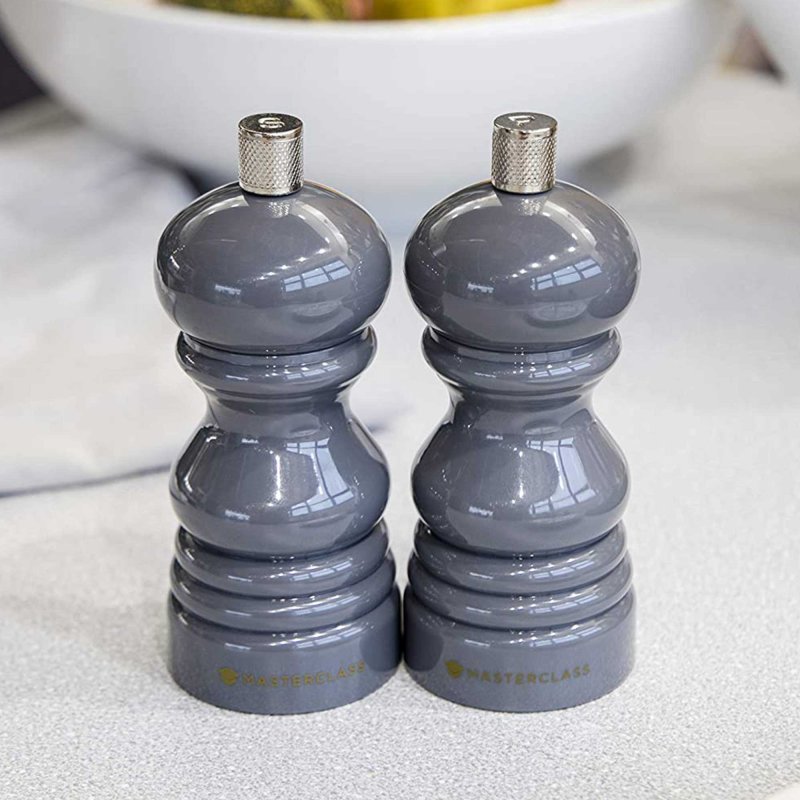 Grey salt and 2024 pepper mill