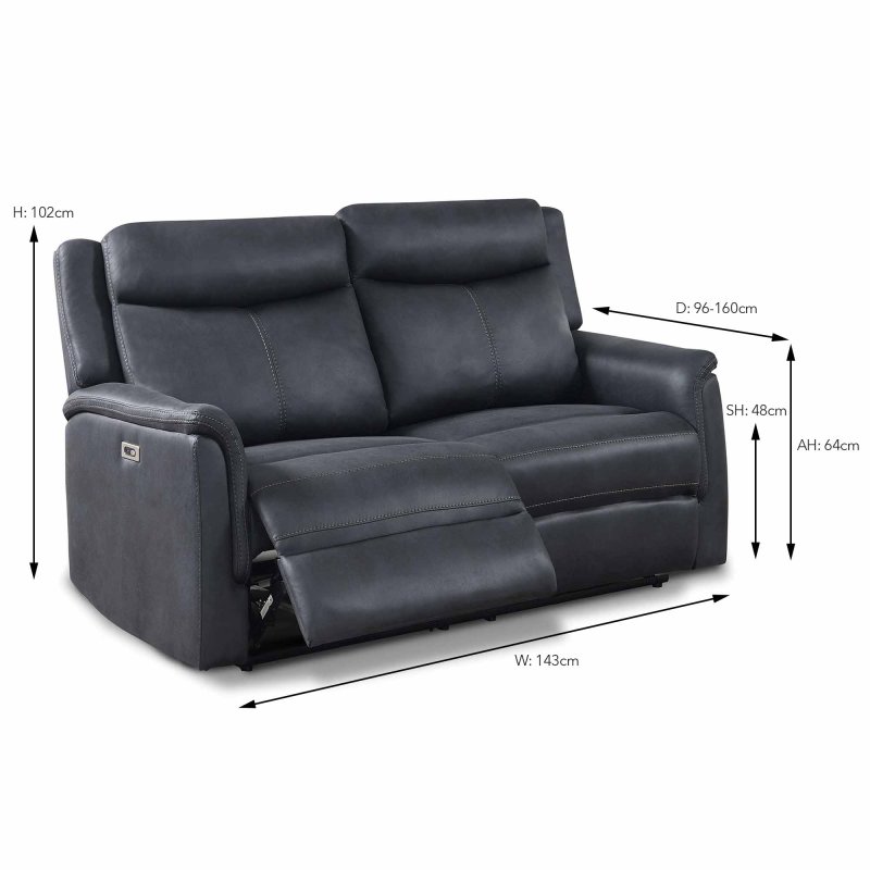 Faux discount suede recliner