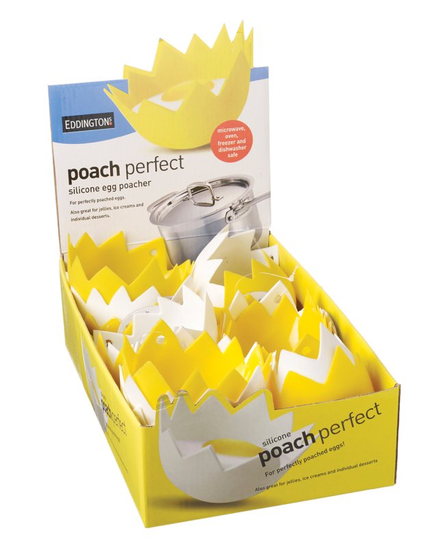 POACH PERFECT SILICONE EGG POACHER - Eddingtons