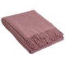 Boucle Throw 140cm x 200cm Dusty Pink